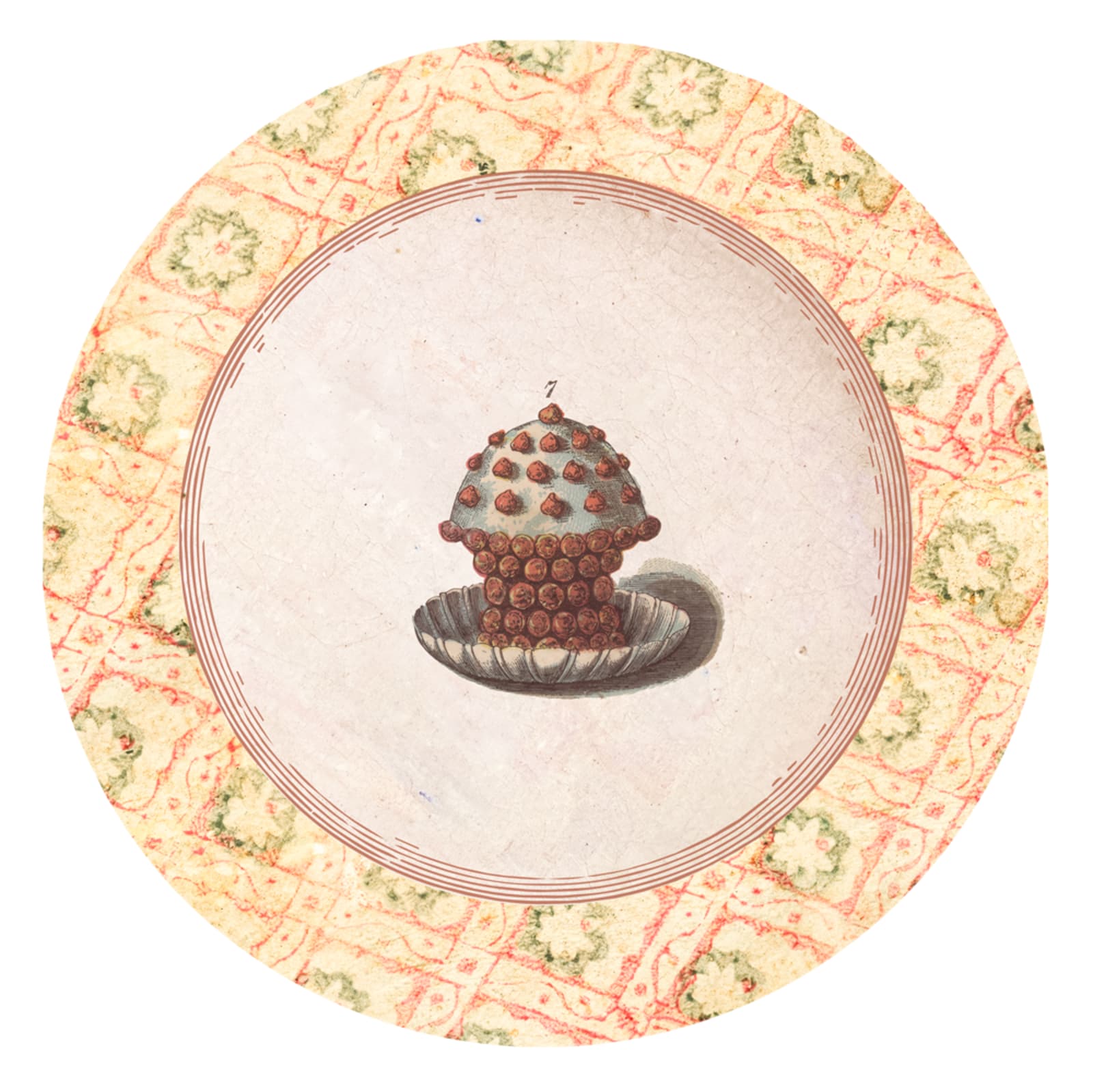 Les Desserts Pudding accent bowl