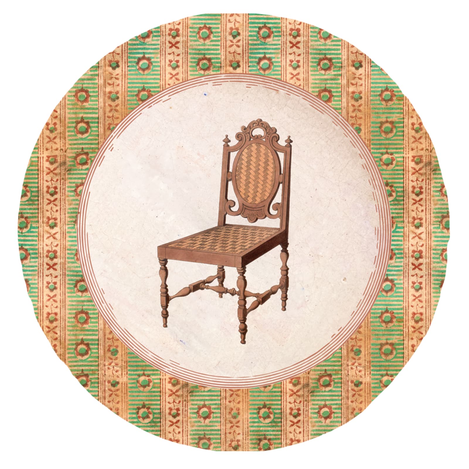 Les Meubles Chaise accent bowl