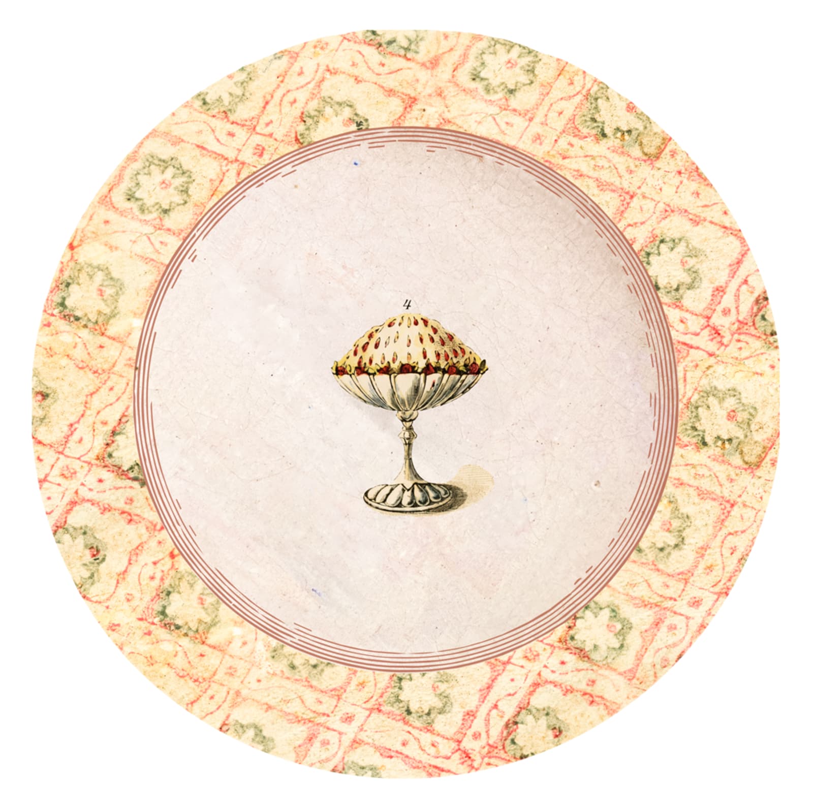 Les Desserts Compotier accent bowl