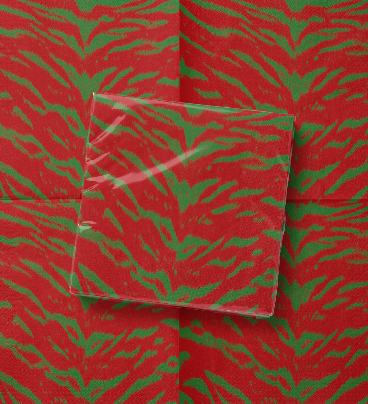 Vintage Voyagers France Noël Le Tigre Paper Napkins — cocktail and dinner sizes