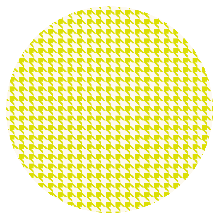 Les Classiques Houndstooth Plate Acid