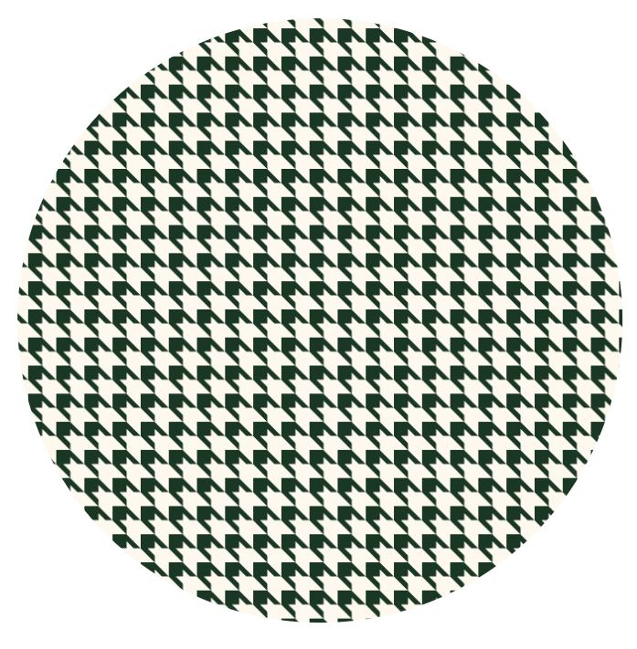 Houndstooth Plate Hedge