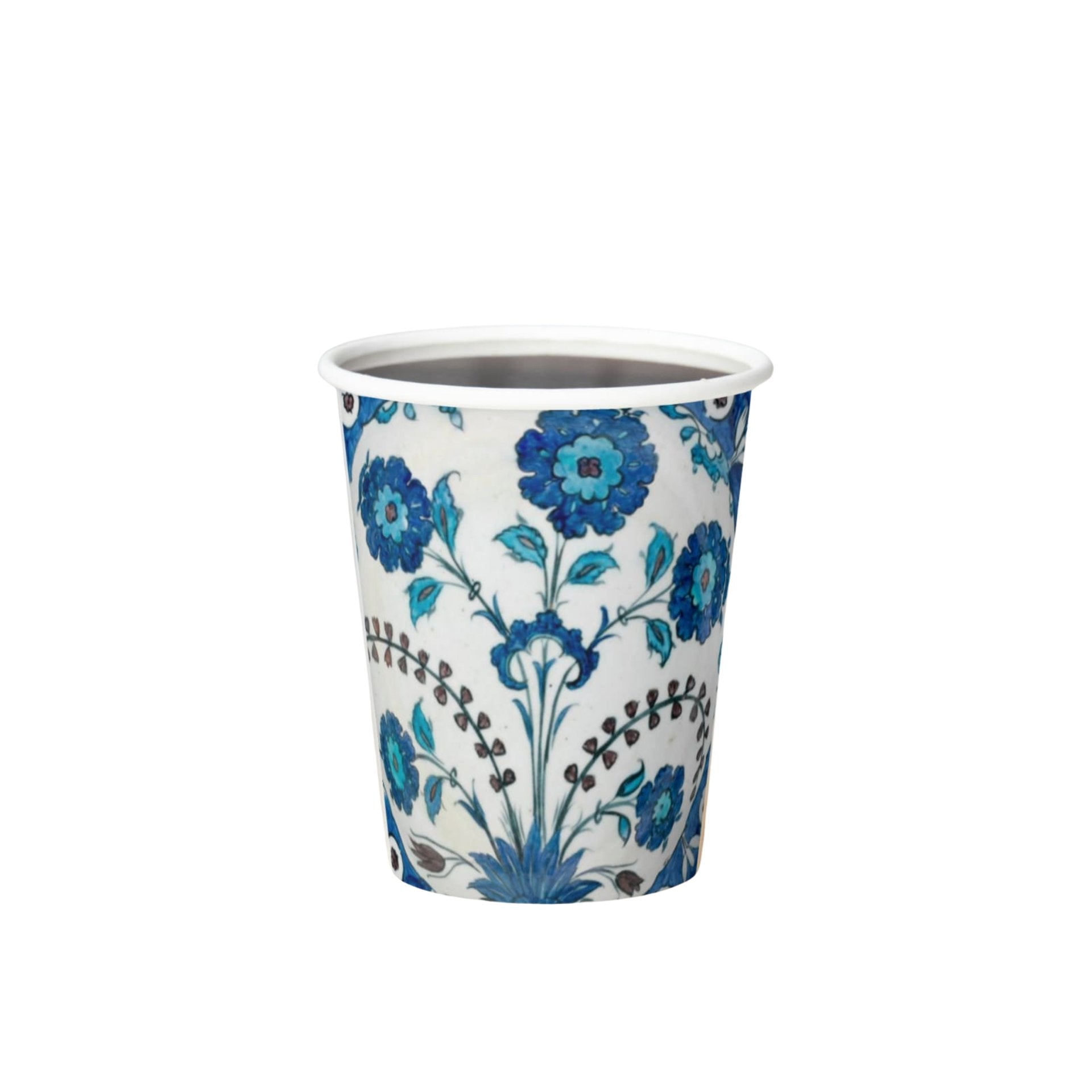 Iznik Floral Paper Party Cup — in situ