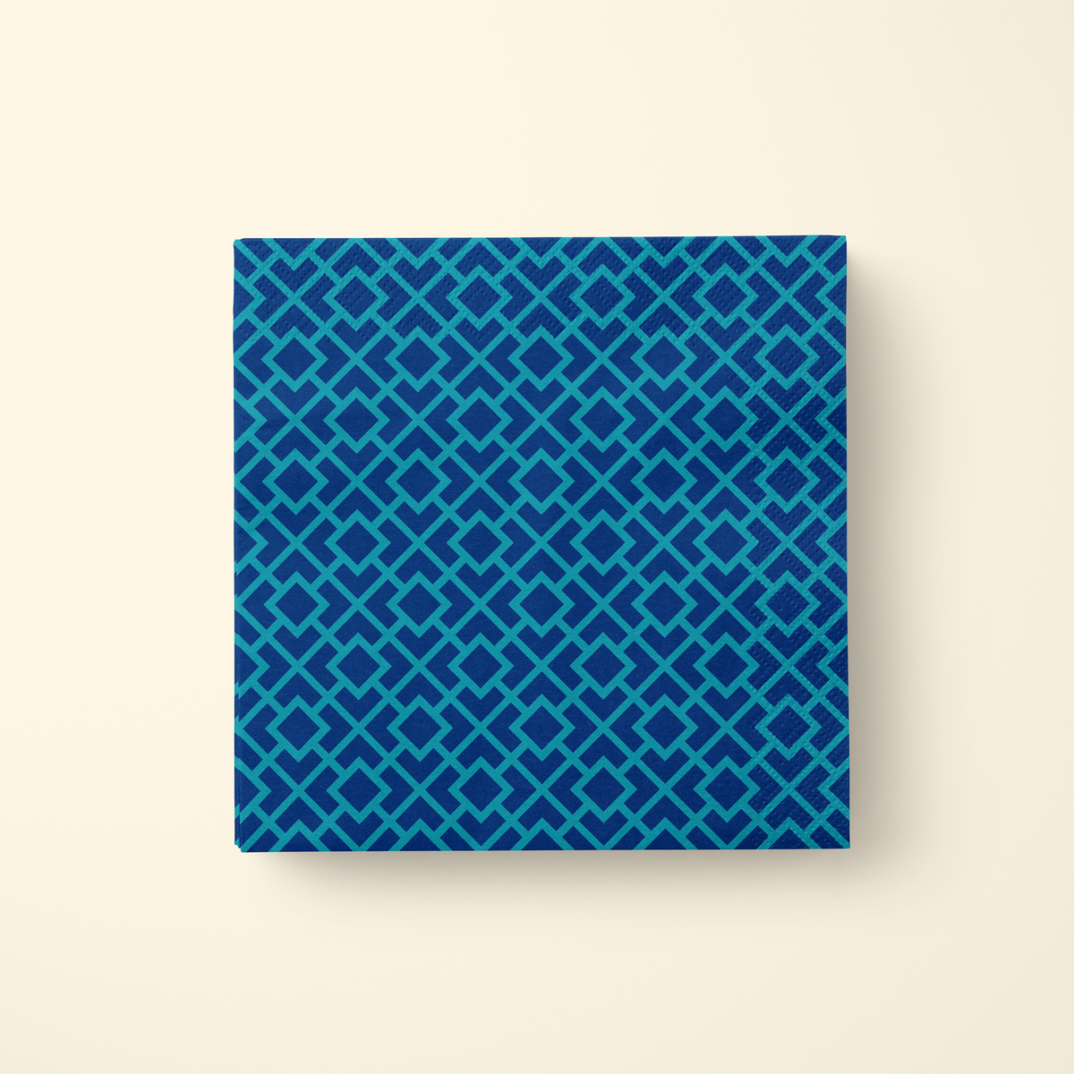 La Chinoiserie Lagoon Fretwork dinner napkin