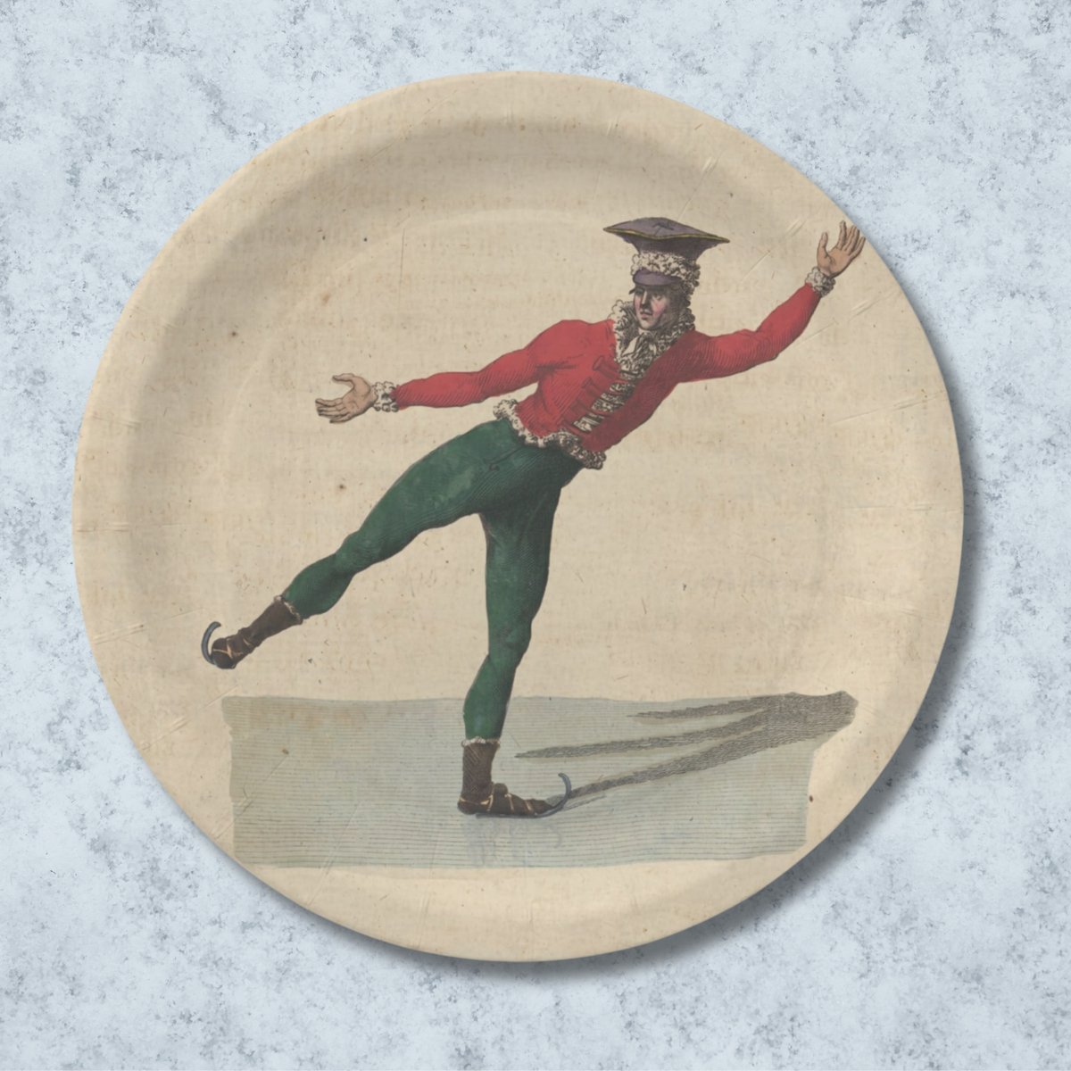 Vintage Voyagers France L'Élan Paper Party Plates