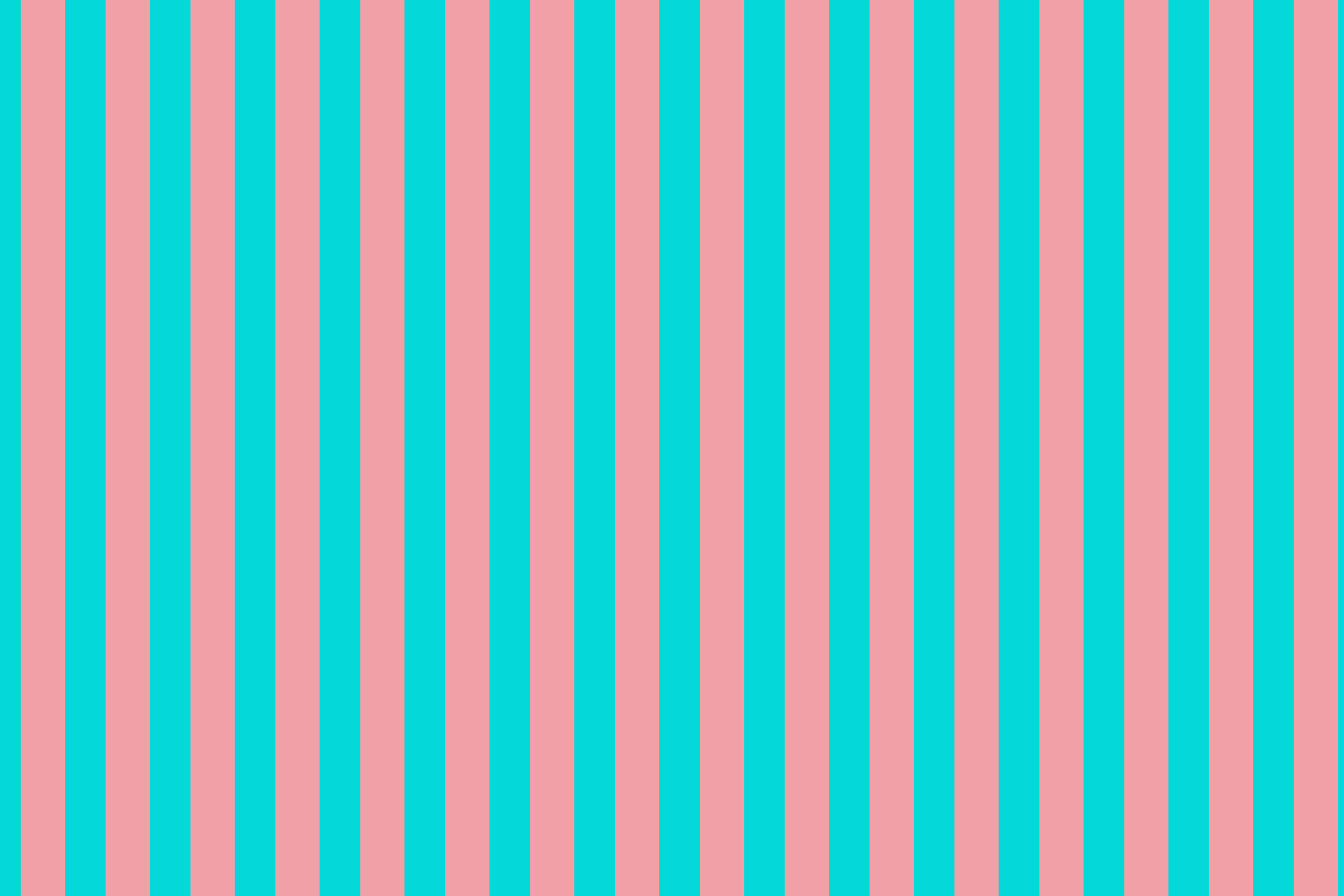 Les Fleurs Aqua stripe placemat