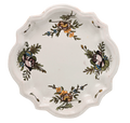 Die Cut Scalloped Moustiers Floral Paper Party Plate (Pack of 8)