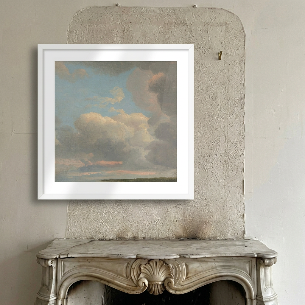 French Cloudscape Framed Art Print