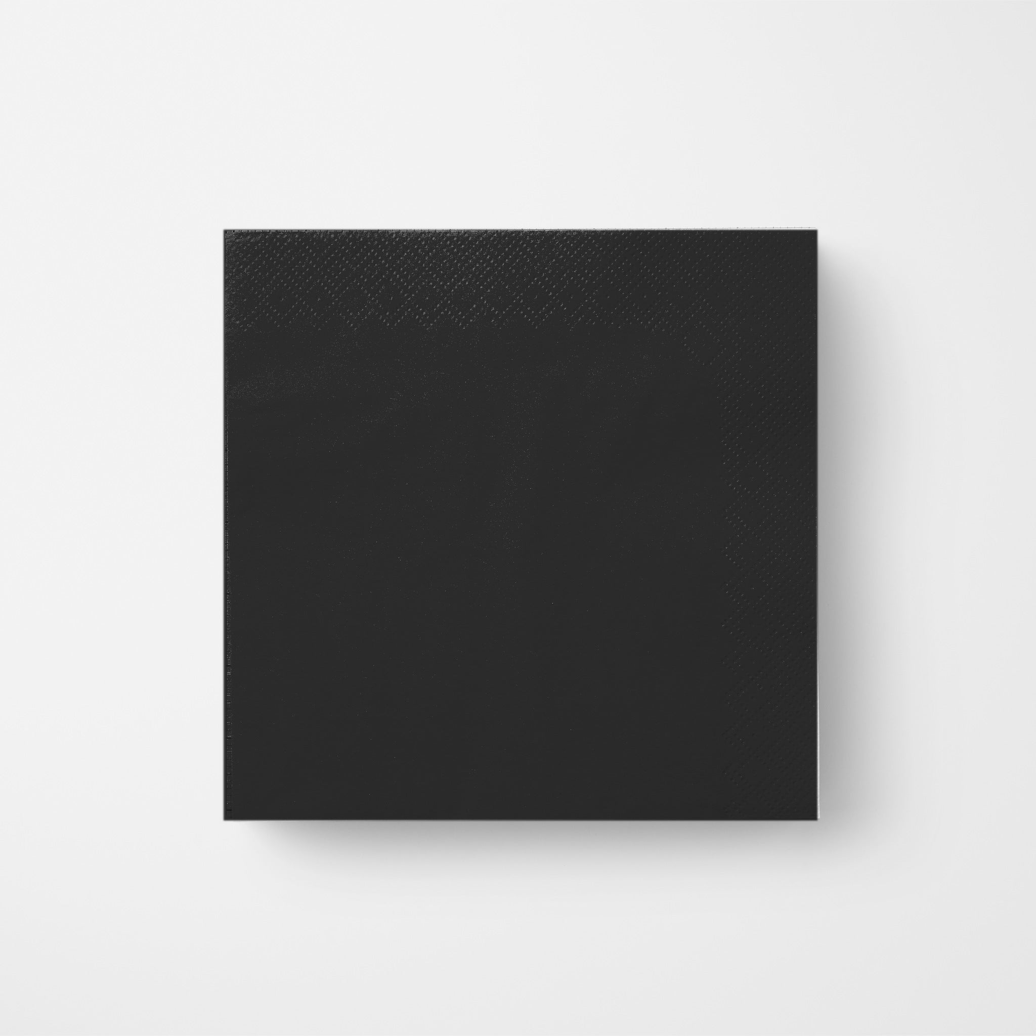 Les Classiques Black cocktail napkin, single