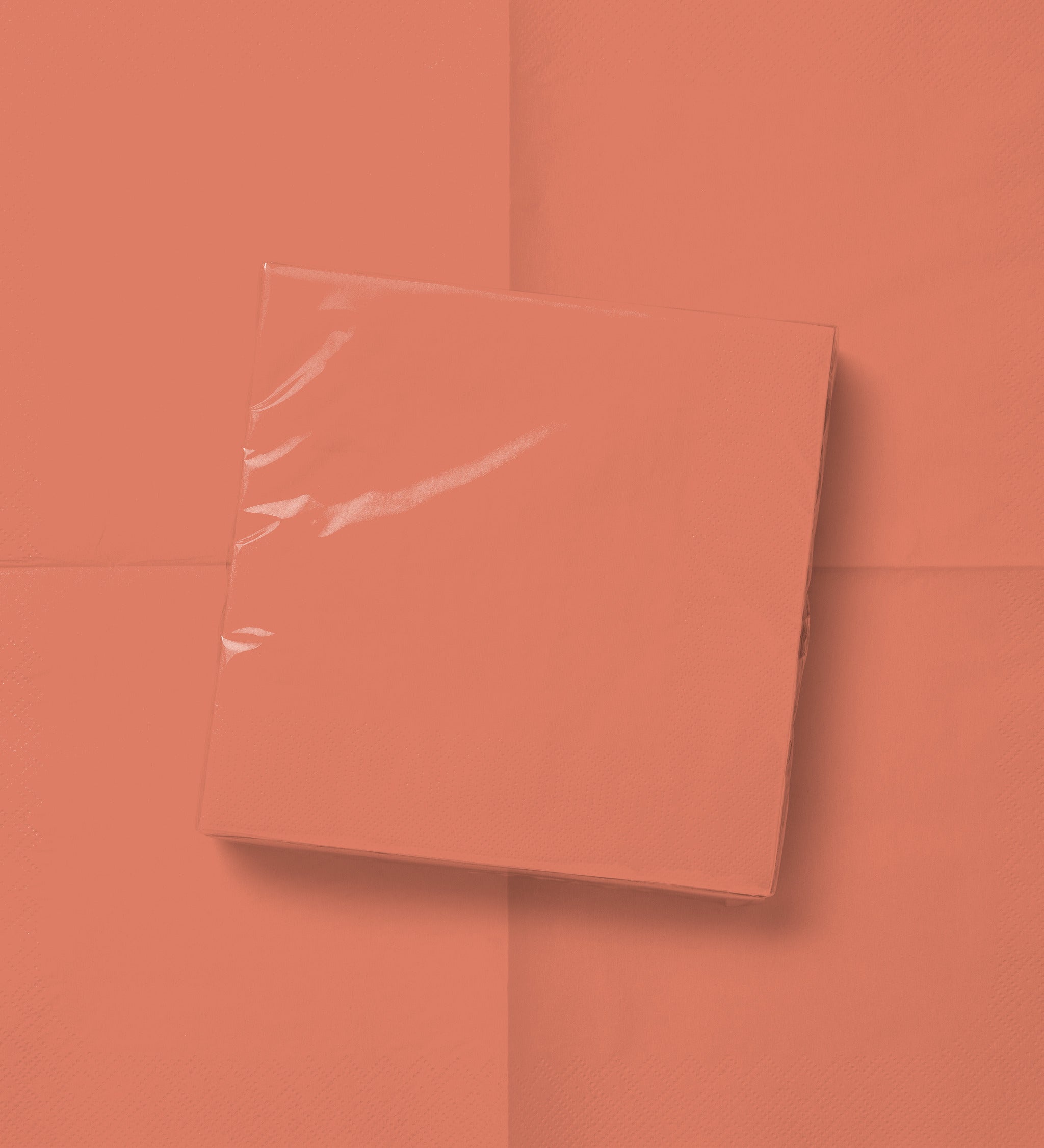 Les Classiques Coral cocktail napkin