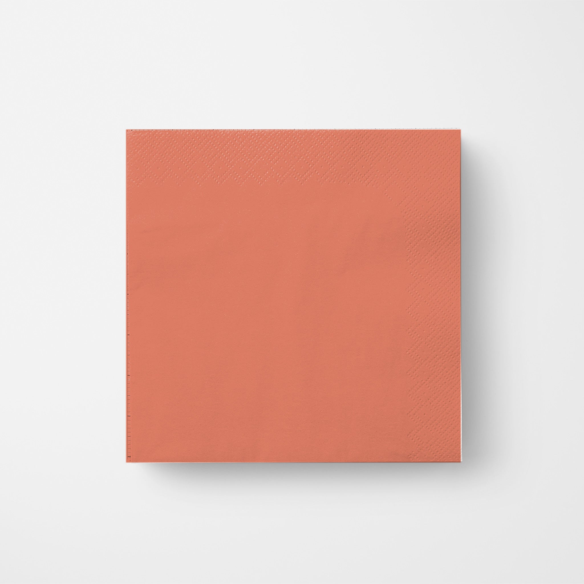 Les Classiques Coral cocktail napkin, single