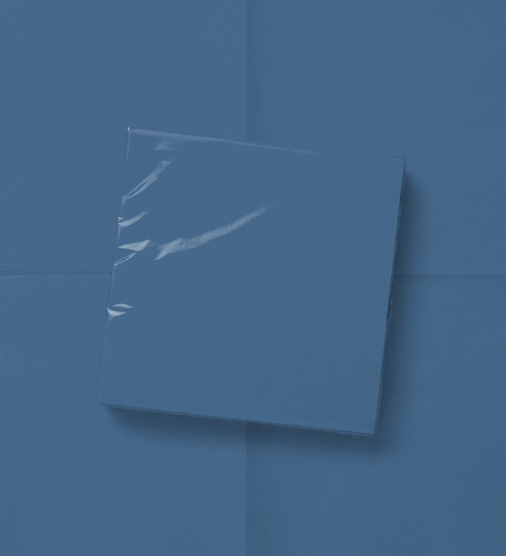 Les Classiques French Blue cocktail napkin