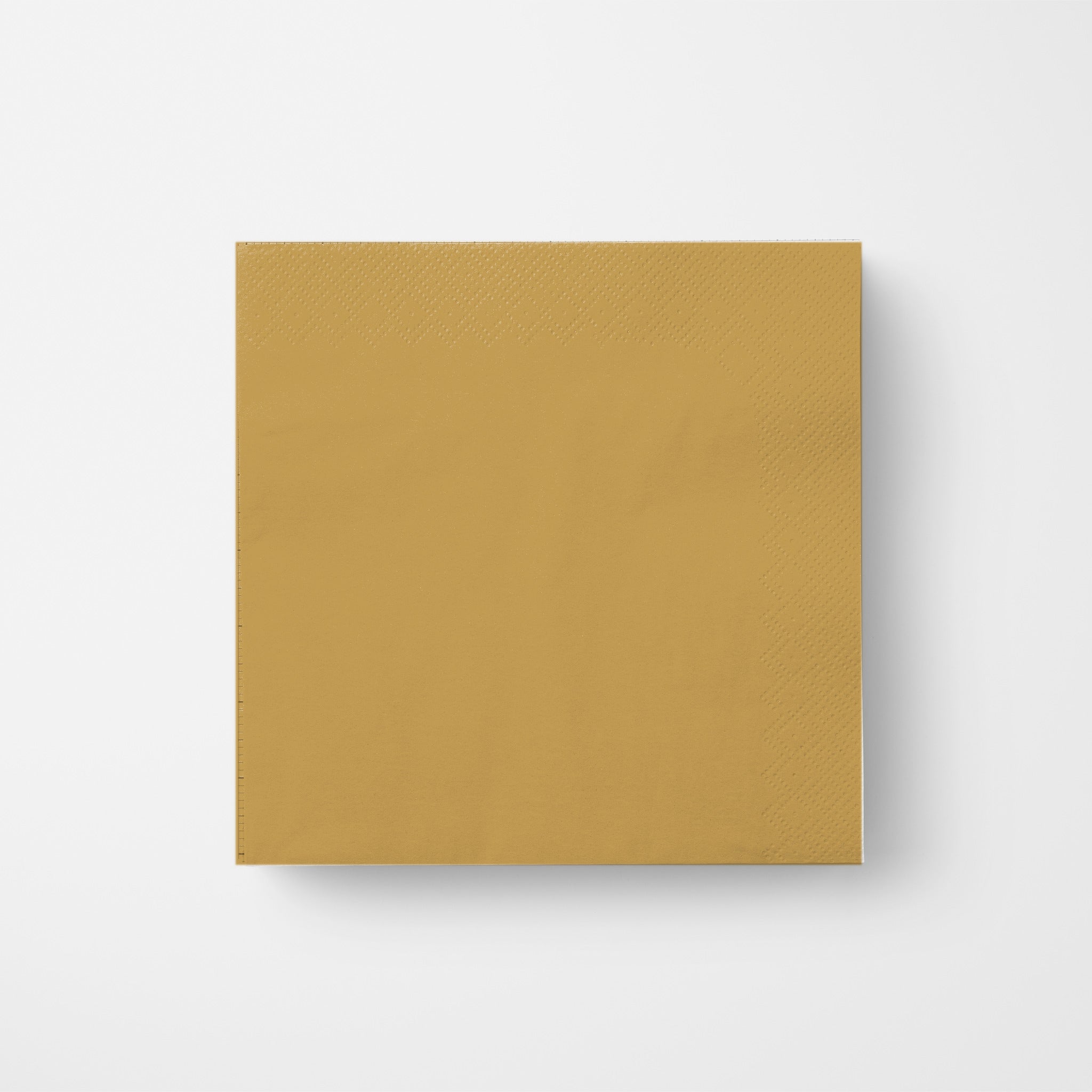Les Classiques Golden cocktail napkin, single