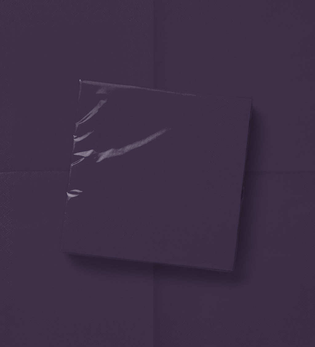 Les Classiques Grape cocktail napkin