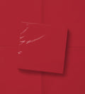 Les Classiques Holiday Red cocktail napkin