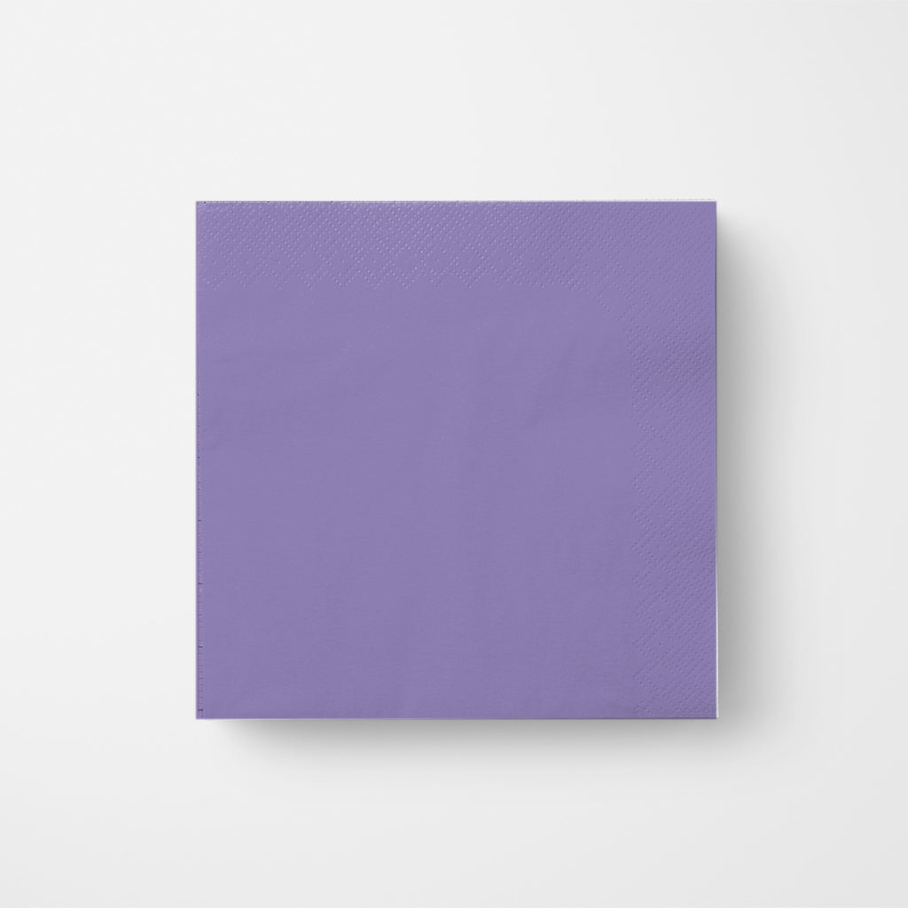 Les Classiques Lavender cocktail napkin, single