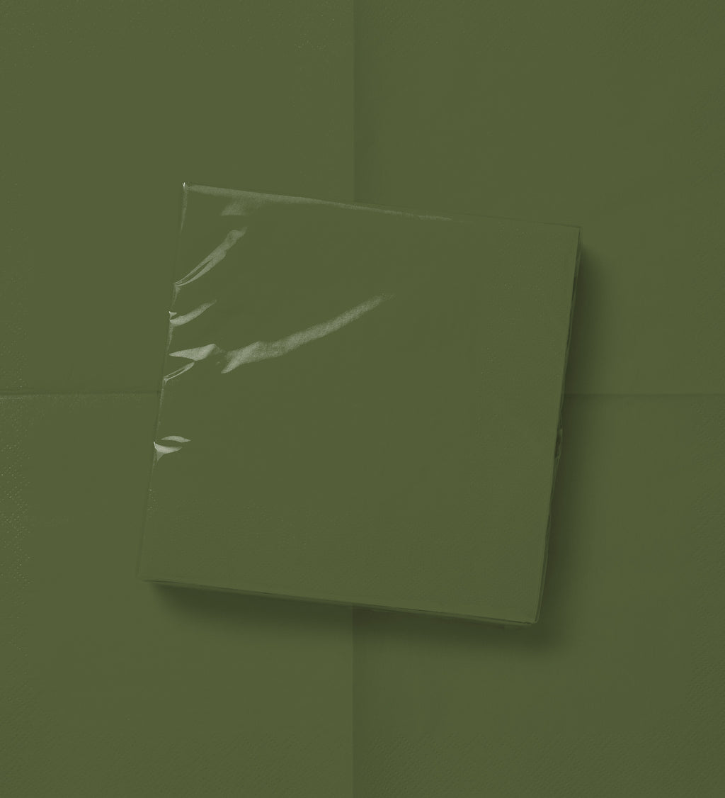 Les Classiques Olive cocktail napkin