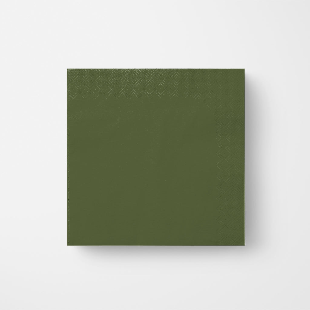 Les Classiques Olive cocktail napkin, single