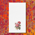 Les Fleur Crimson Guest Towel