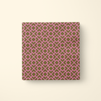 La Chinoiserie Pink Fretwork dinner napkin