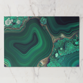 Malachite tear away placemat pad