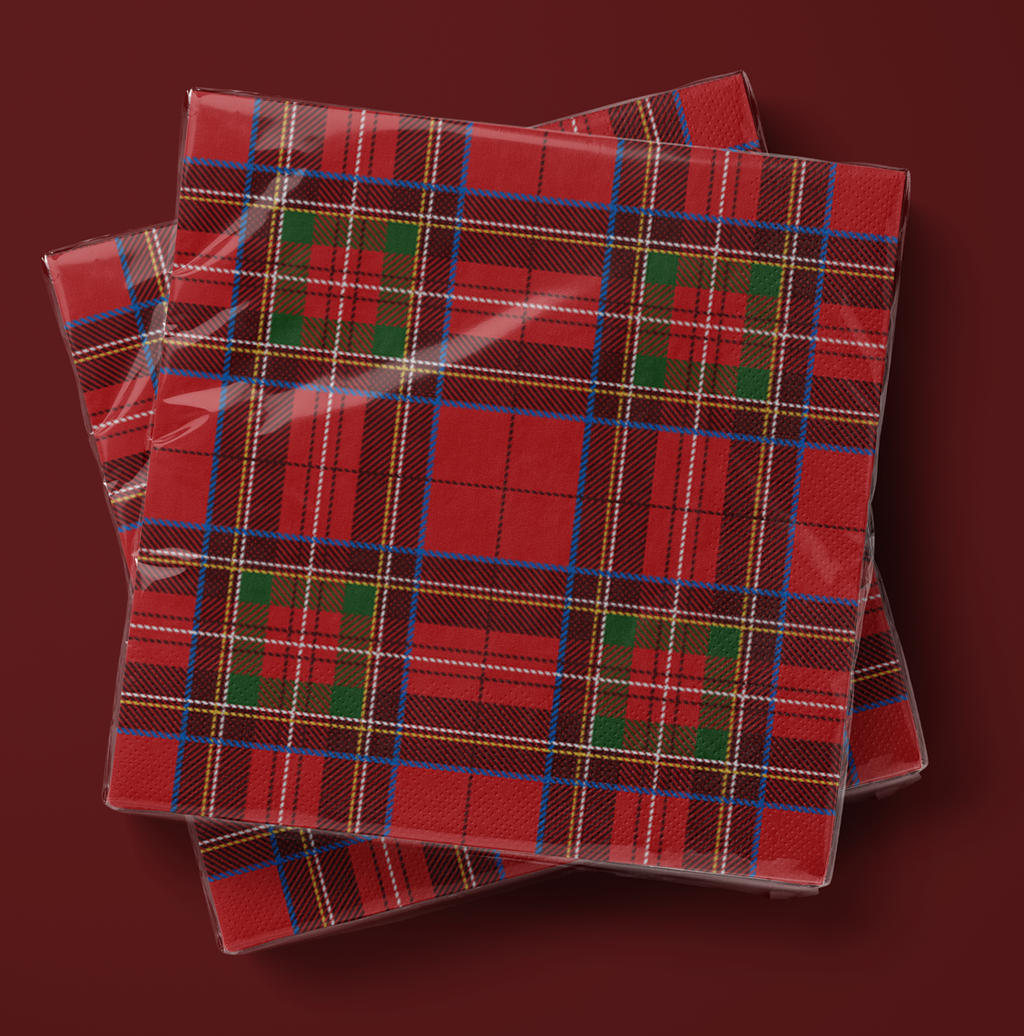 Noël — Le Tartan Napkins (Set of 16)