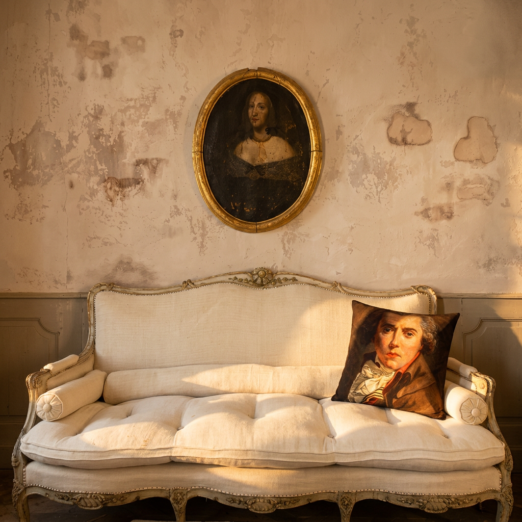 Monsieur Revolutionary Decorative Pillow