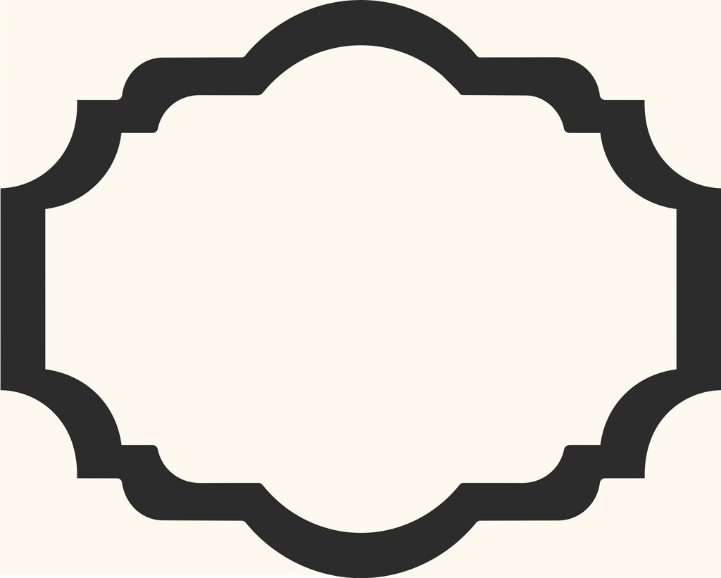 Les Classiques Black scallop paper placemat