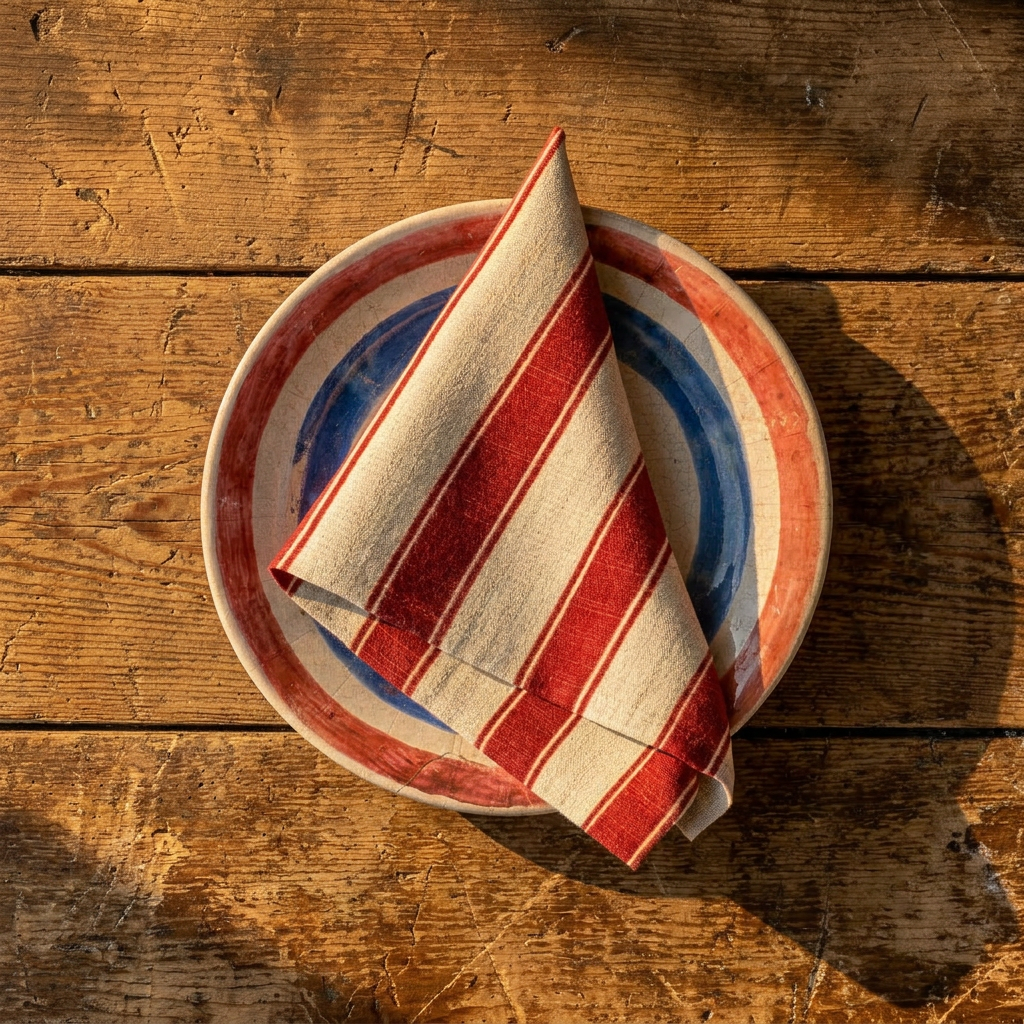 Red Stripe Napkin