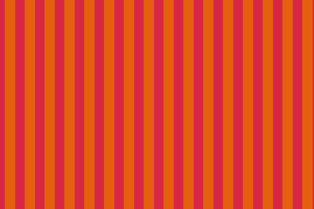 Les Fleurs Crimson stripe placemat