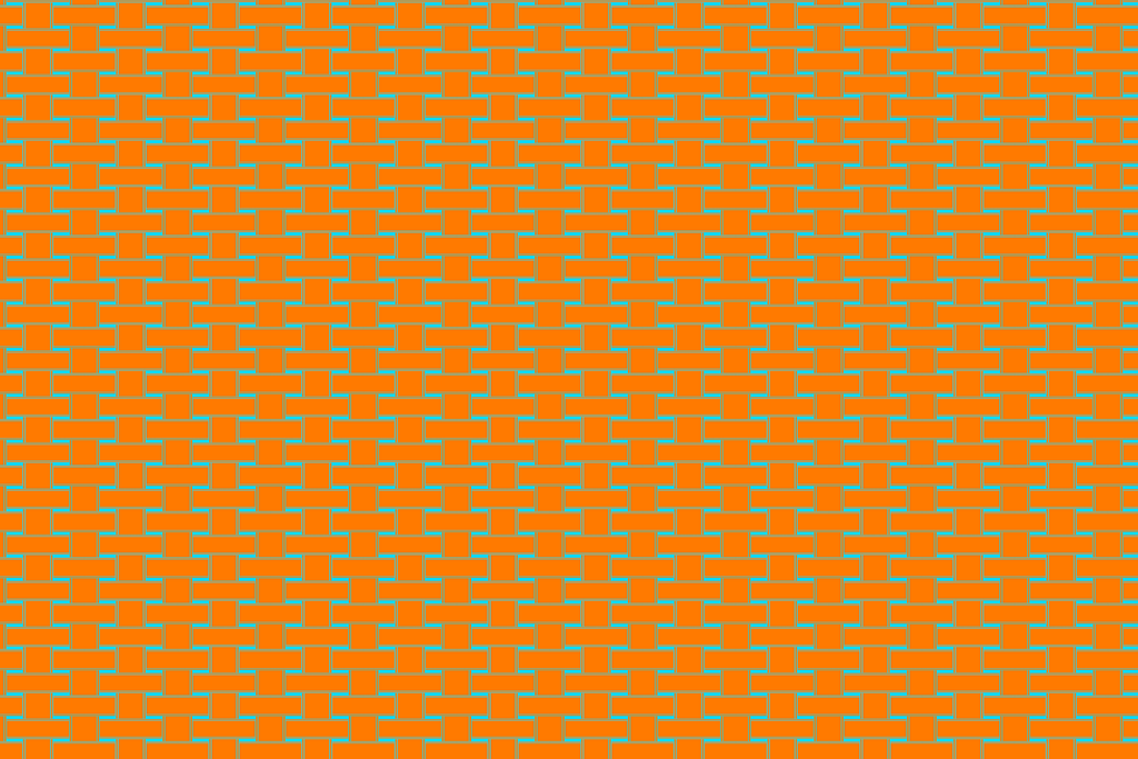 La Chinoiserie Orange basketweave paper placemat