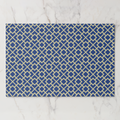 La Chinoiserie Cobalt Fretwork Paper Placemat (Pad of 25)