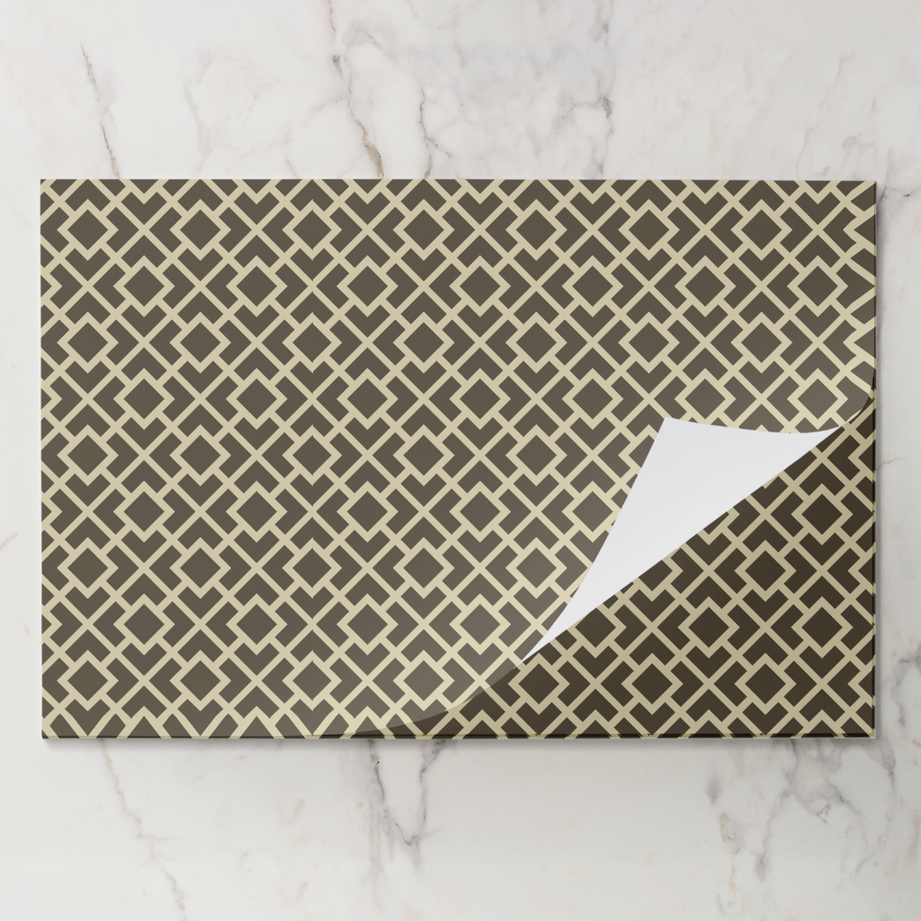 La Chinoiserie Fawn Fretwork Paper Placemat (Pad of 25)