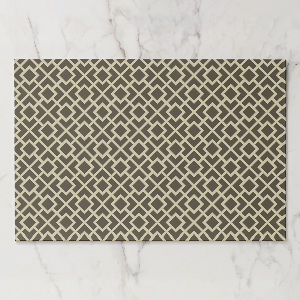 La Chinoiserie Fawn Fretwork Paper Placemat (Pad of 25)