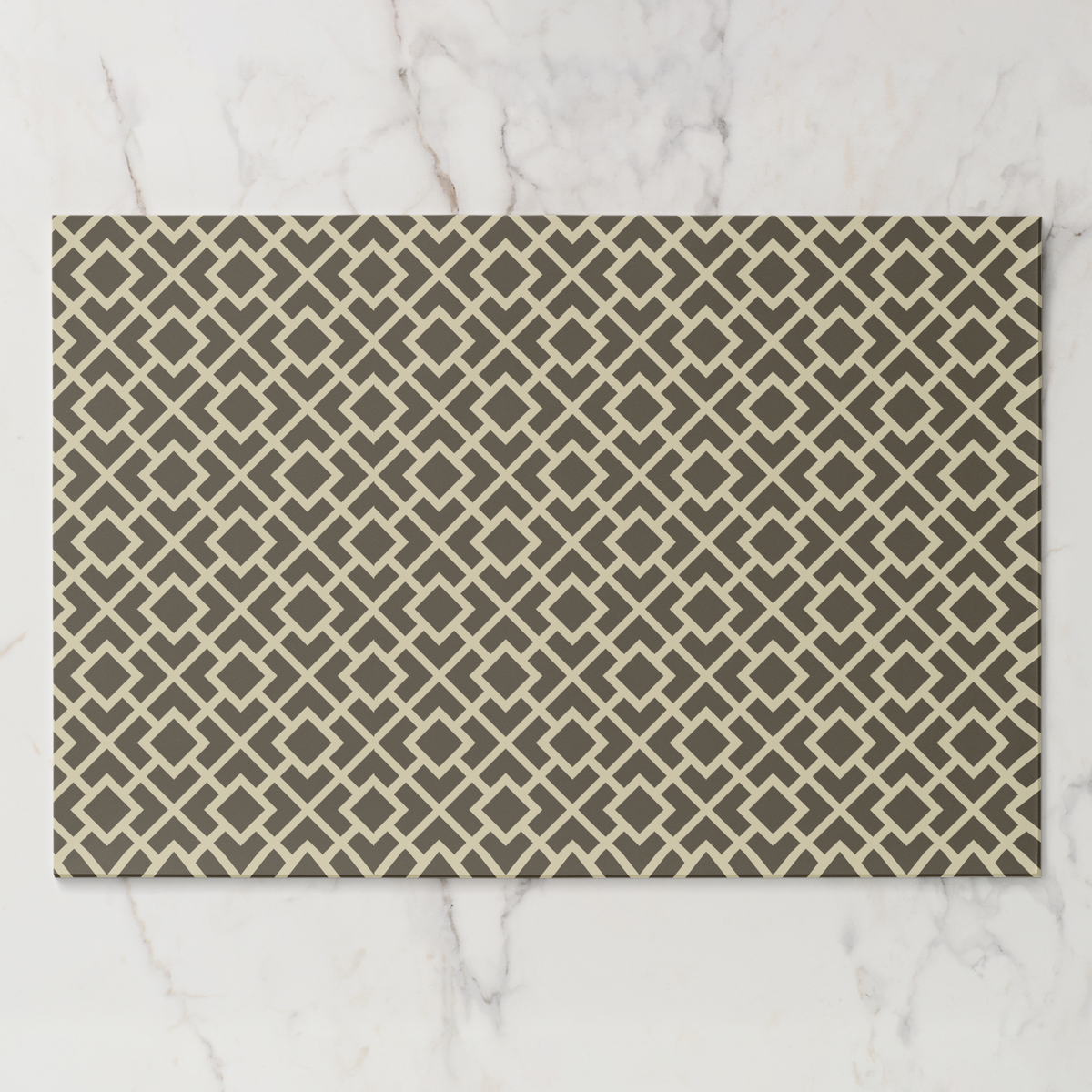 La Chinoiserie Fawn Fretwork Paper Placemat (Pad of 25)