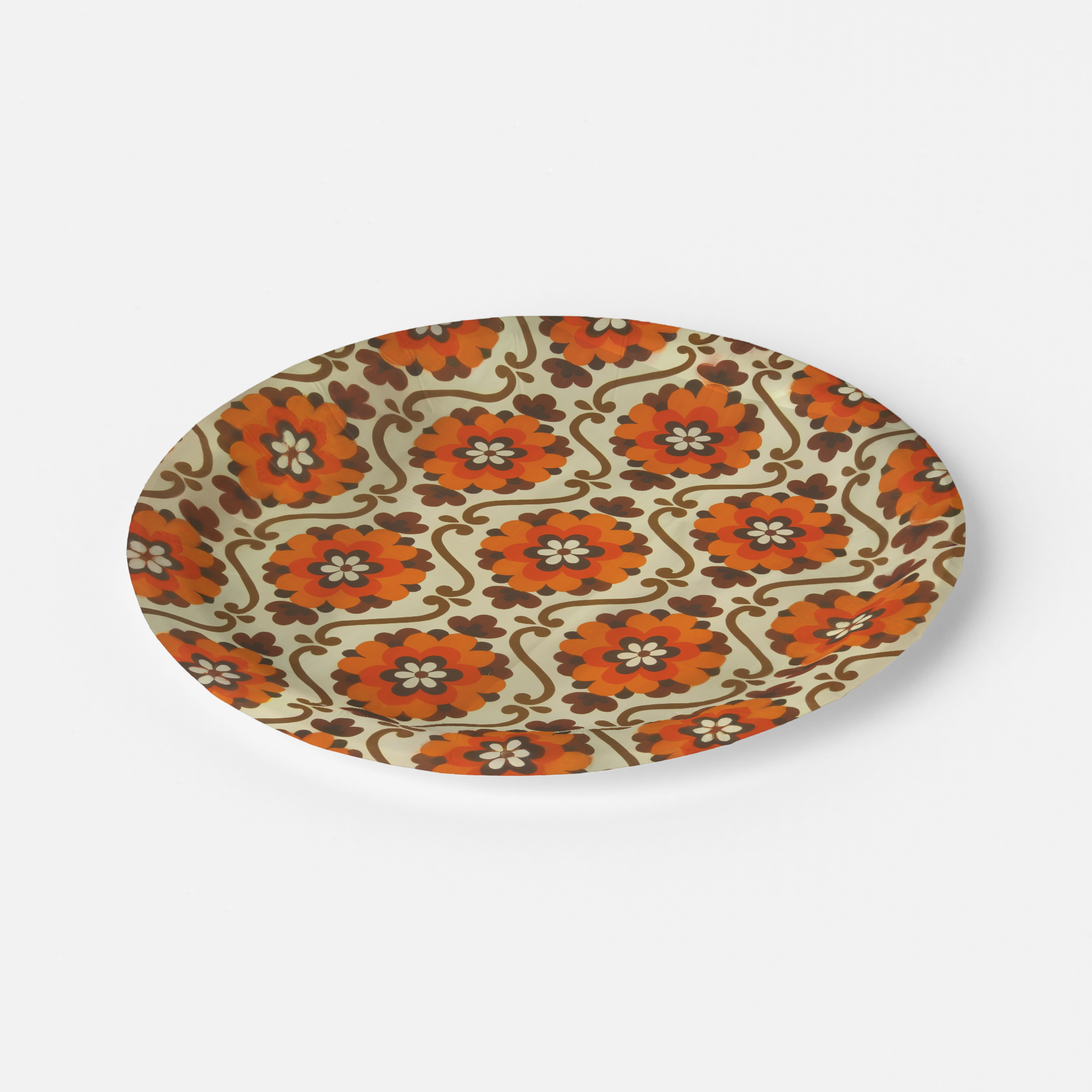 Flower Power Paper Party Plate (Pack of 8)