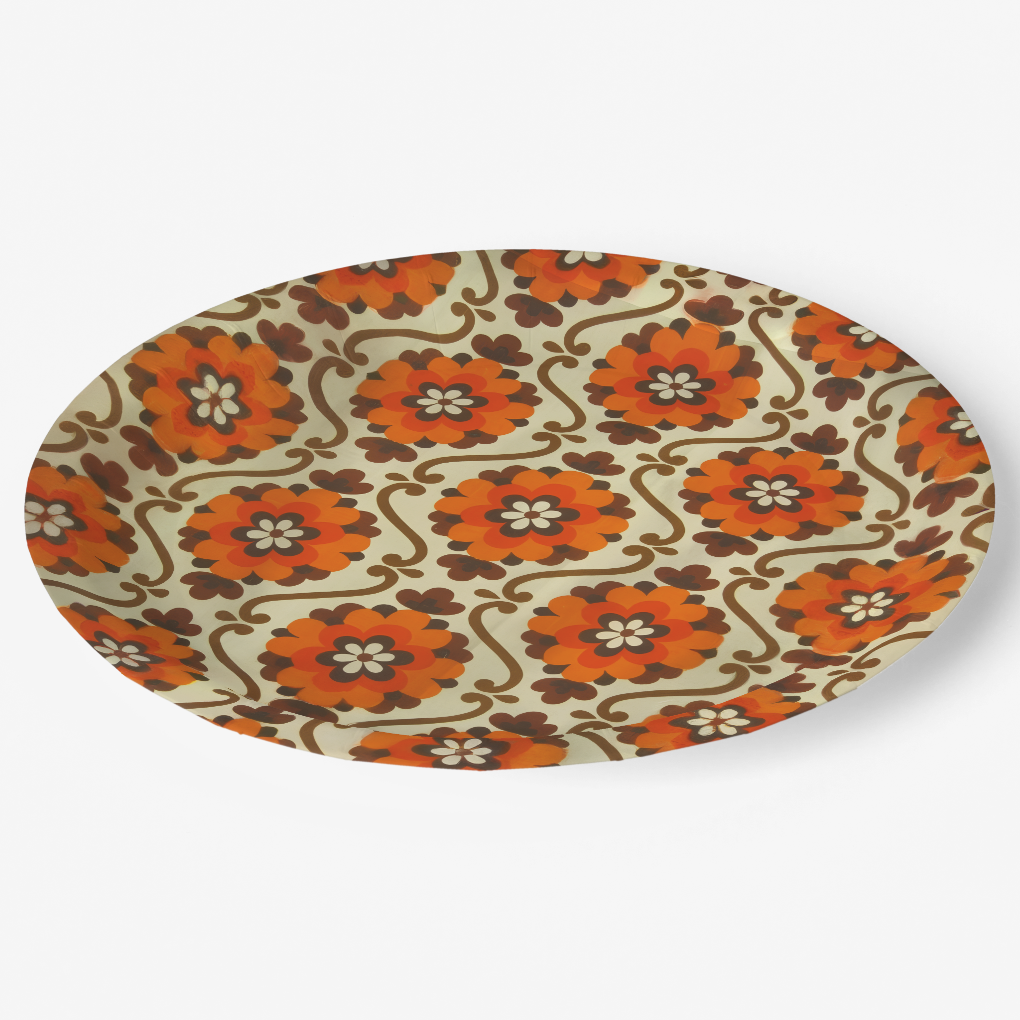 Flower Power Paper Party Plate (Pack of 8)