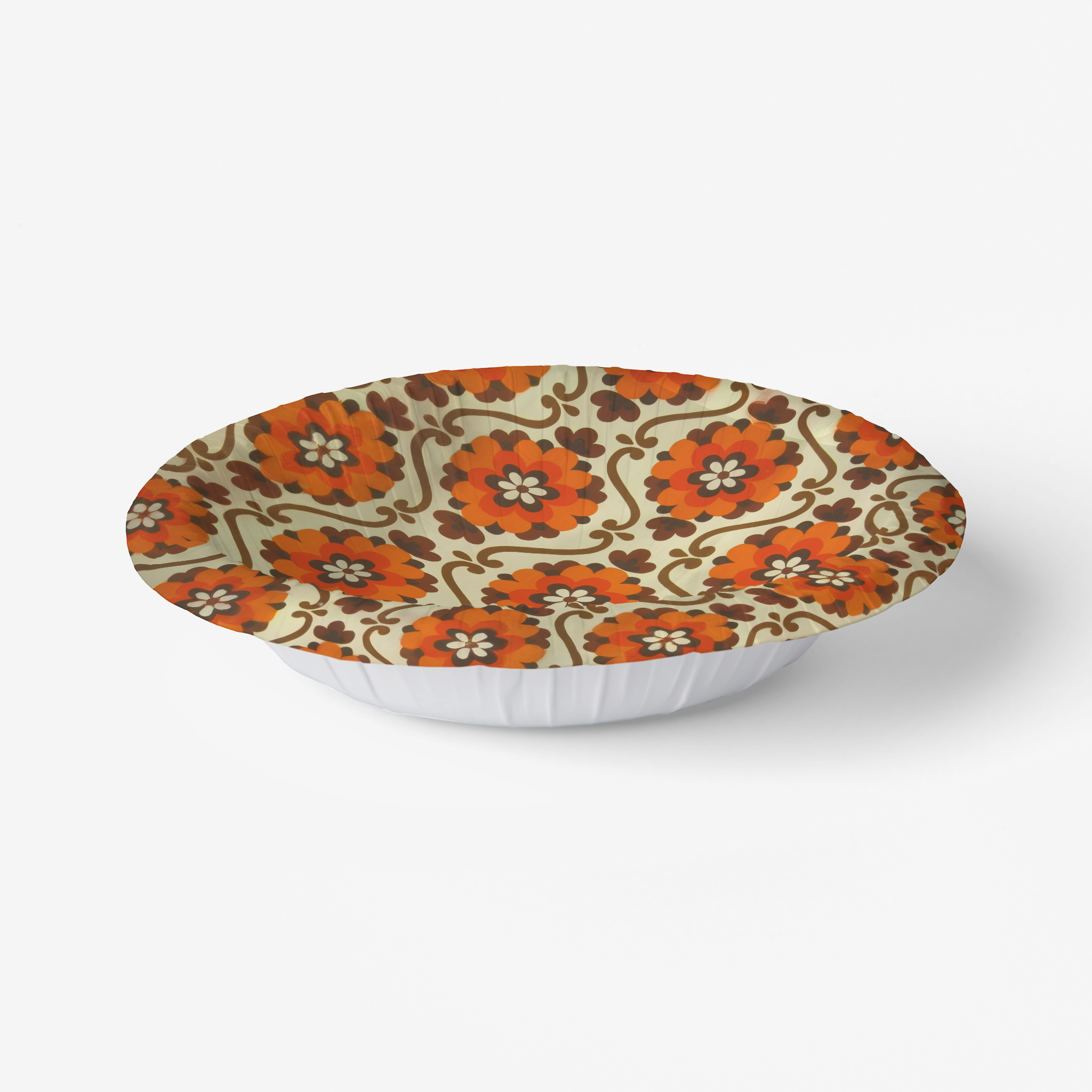 Flower Power Paper Party Plate (Pack of 8)