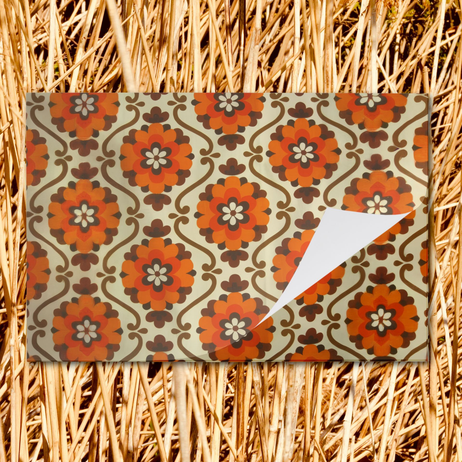 Vintage Voyagers France Flower Power Placemat