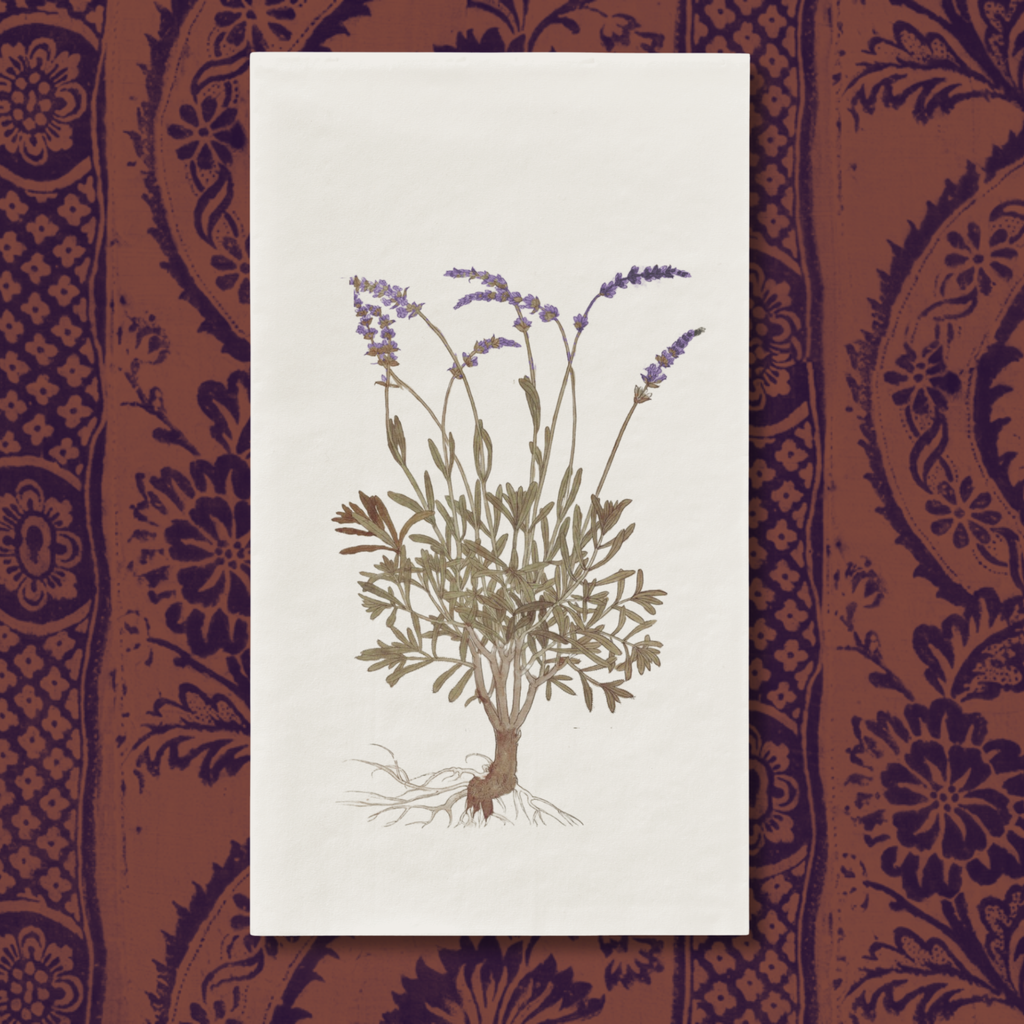 Vintage Voyagers France Lavender Guest Towel
