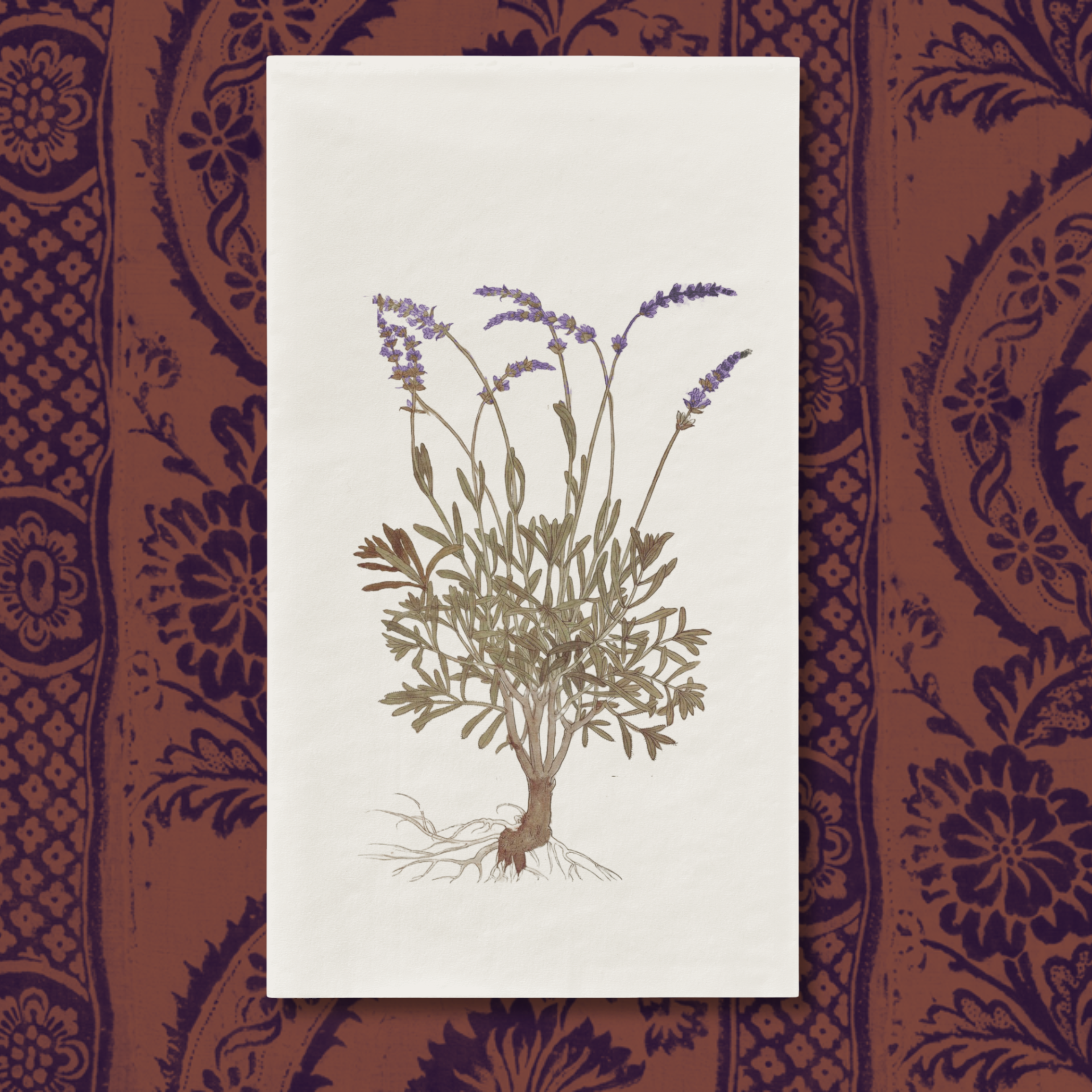 Vintage Voyagers France Lavender Guest Towel