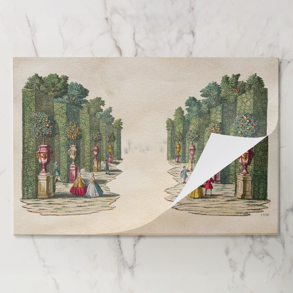 Tear Away Orange Grove Paper Party Placemat