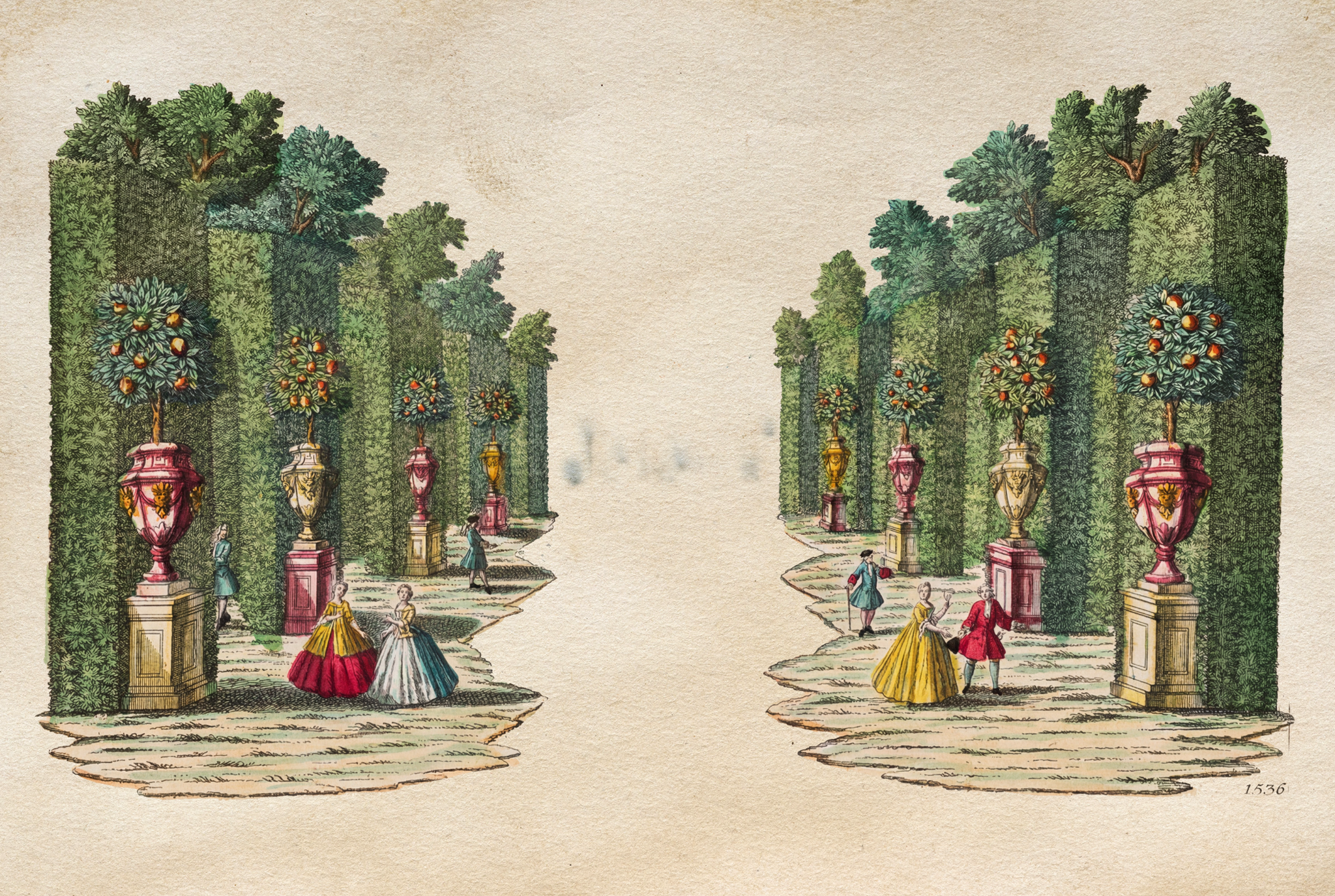 Tear Away Orange Grove Paper Party Placemat