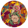 Les Fleurs Paper Party Plate