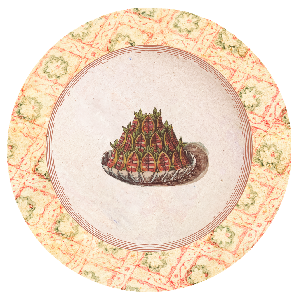 Fête du Thé Dessert Paper Plate