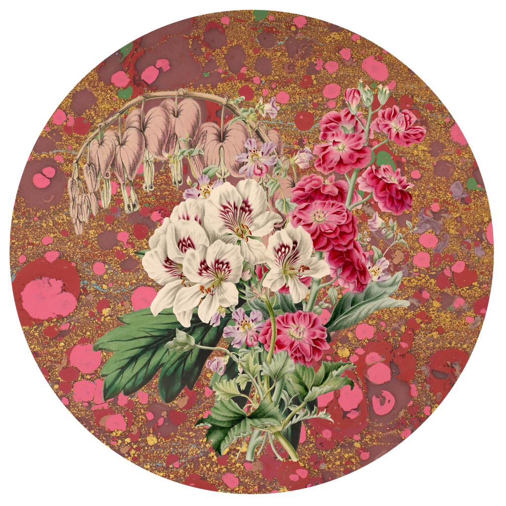 Les Fleurs Azalea Paper Party Plate