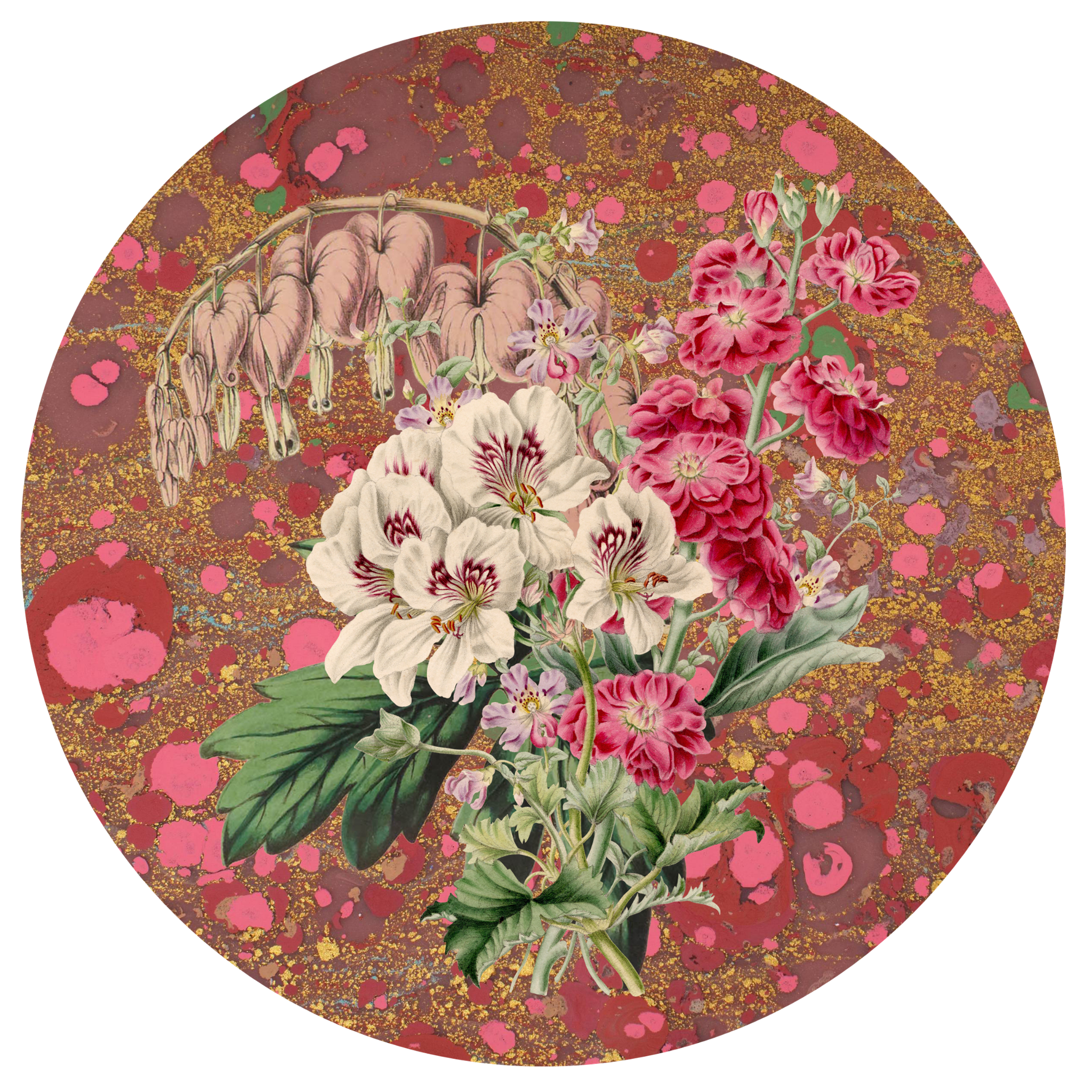 Les Fleurs Azalea Paper Party Plate