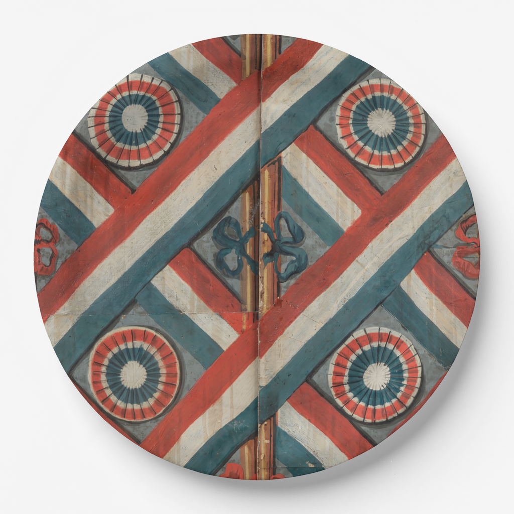 Tricolour Paper Party Plate
