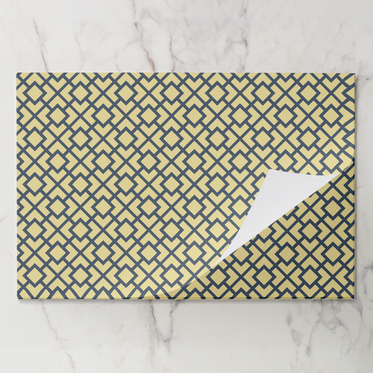 La Chinoiserie Porcelain Fretwork Paper Placemat (Pad of 25)