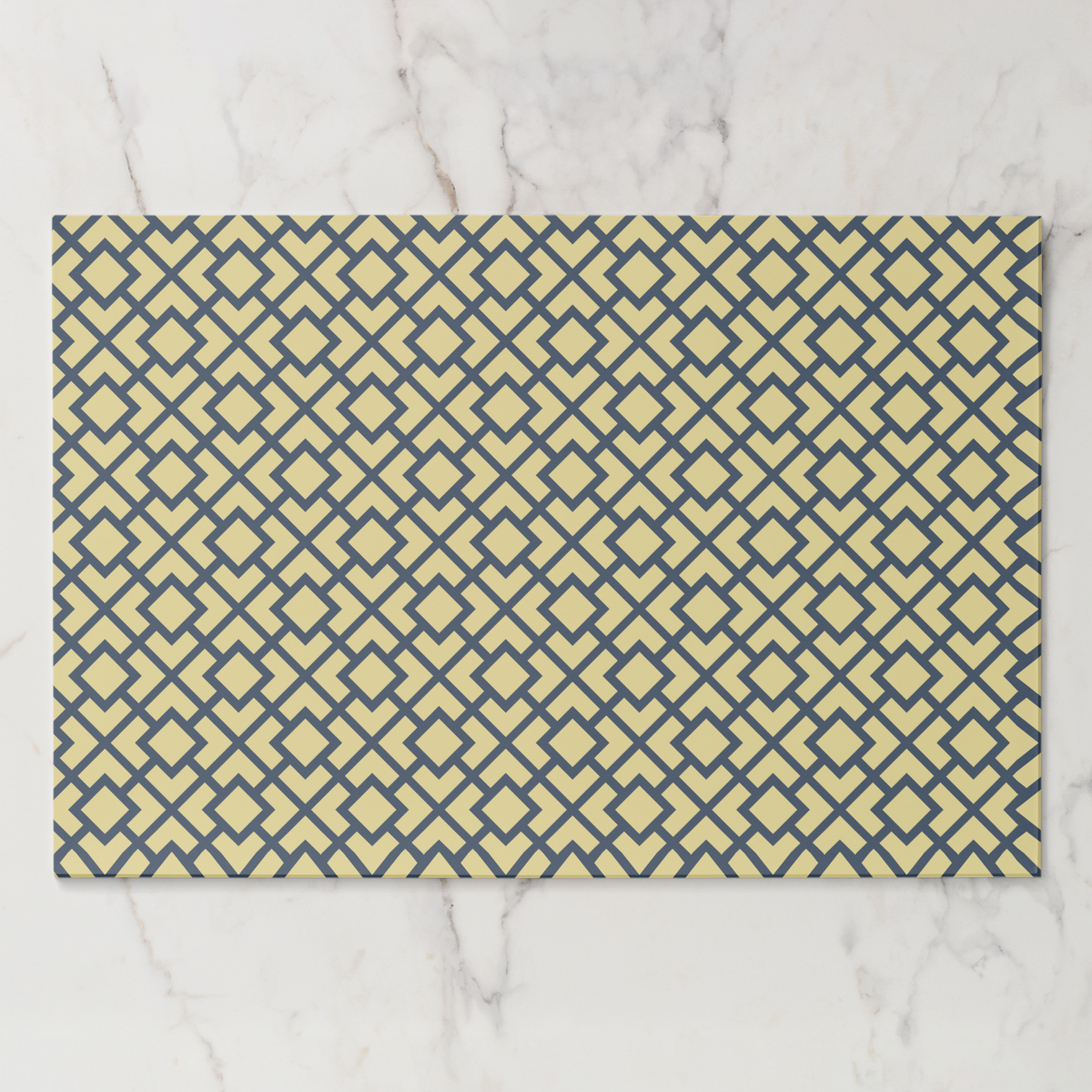 La Chinoiserie Porcelain Fretwork Paper Placemat (Pad of 25)